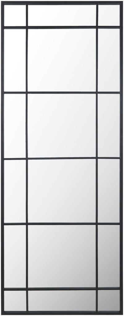 Surya Lanka LKA-001 Black 62"H x 24"W x 1"D Mirror