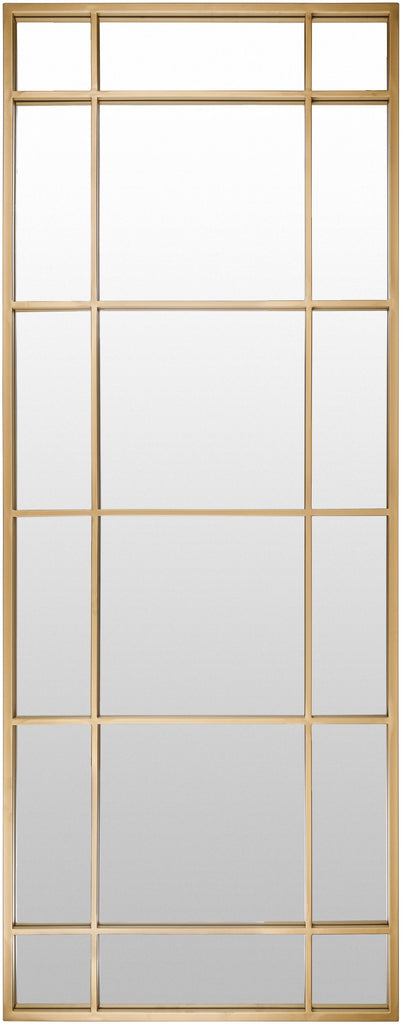 Surya Lanka LKA-002 Gold 62"H x 24"W x 1"D Mirror