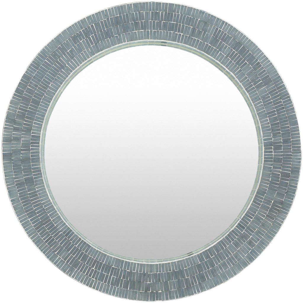 Surya Natalia NAA-001 Gray 32"H x 32"W x 1"D Mirror