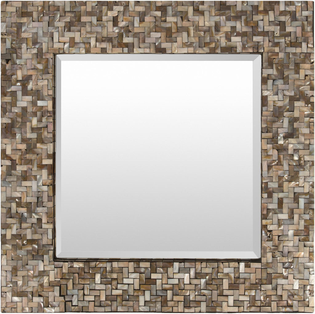 Surya Overton OVE-3300 Metallic - Bronze 24"H x 24"W x 1"D Mirror