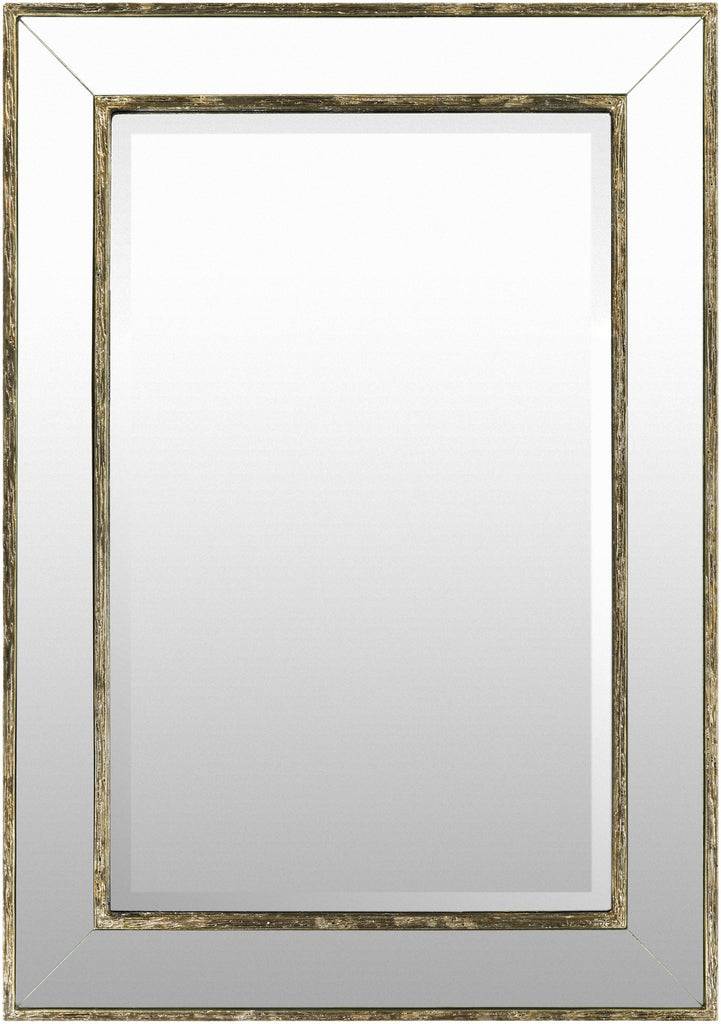 Surya Pemberton PBT-1100 Metallic - Silver 40"H x 28"W Mirror