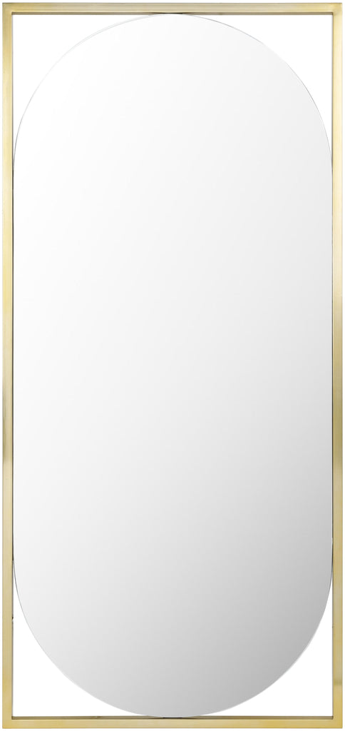 Surya Qayanat QAY-001 Gold 75"H x 35"W x 1"D Mirror