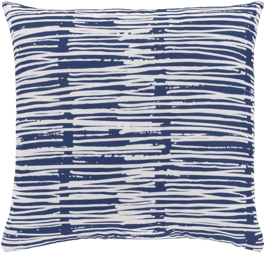 Surya Azora AZO-003 Denim Ink Blue 20"H x 20"W Pillow Cover