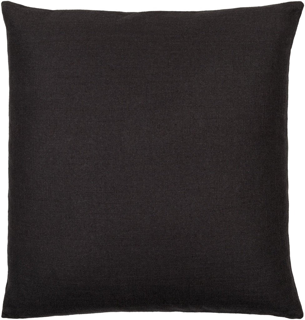 Surya Brandon BNN-005 Black 13"H x 20"W Pillow Cover