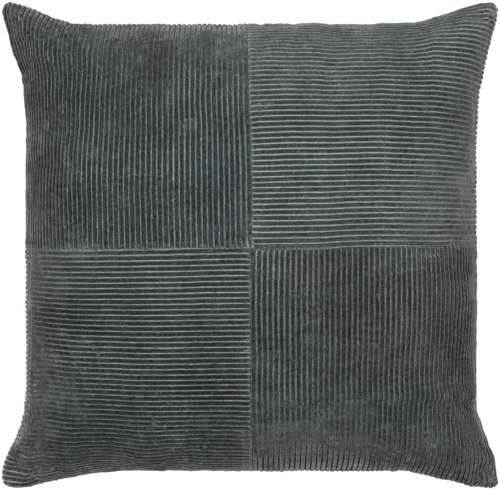 Surya Corduroy Quarters CDQ-002 18"H x 18"W Pillow Cover