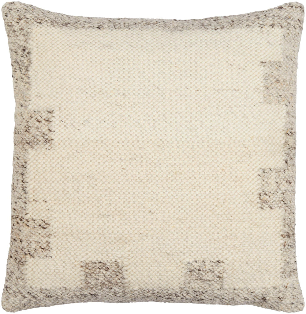 Surya Deccan Traps DTP-006 Ivory 18"H x 18"W Pillow Cover