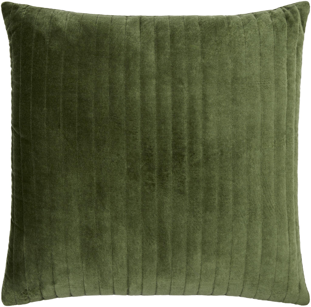 Surya Digby DIG-008 Medium Green 18"H x 18"W Pillow Cover