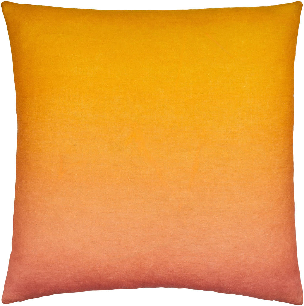 Surya Hyrum HYR-005 Burnt Orange Coral 18"H x 18"W Pillow Cover