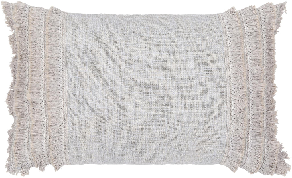 Surya Kandie KDE-003 Light Gray 14"H x 22"W Pillow Cover