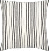 Surya Linen Stripe Buttoned Lnb-002 Black Cream 18