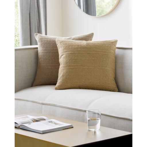 Surya Lynx LYX-002 Tan 20"H x 20"W Pillow Cover