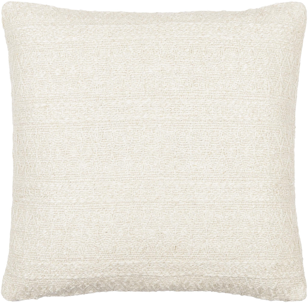 Surya Lynx LYX-003 Ivory 18"H x 18"W Pillow Cover