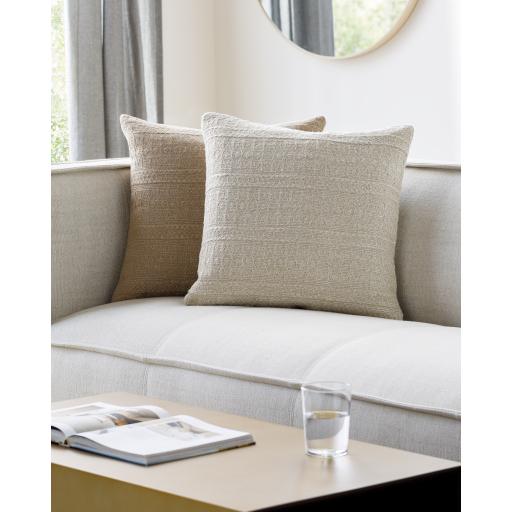 Surya Lynx LYX-003 Ivory 18"H x 18"W Pillow Cover