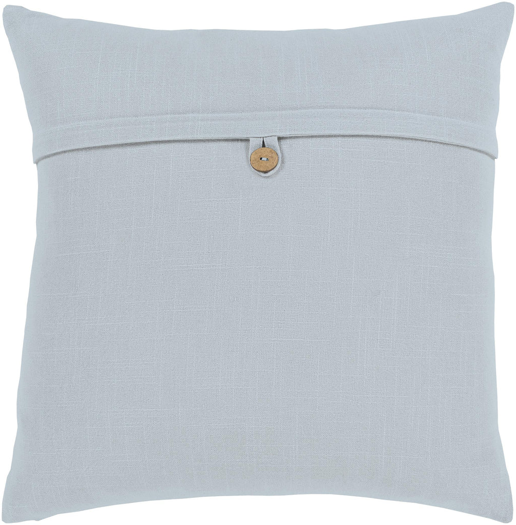 Surya Penelope PLP-003 Pale Blue 18"H x 18"W Pillow Cover