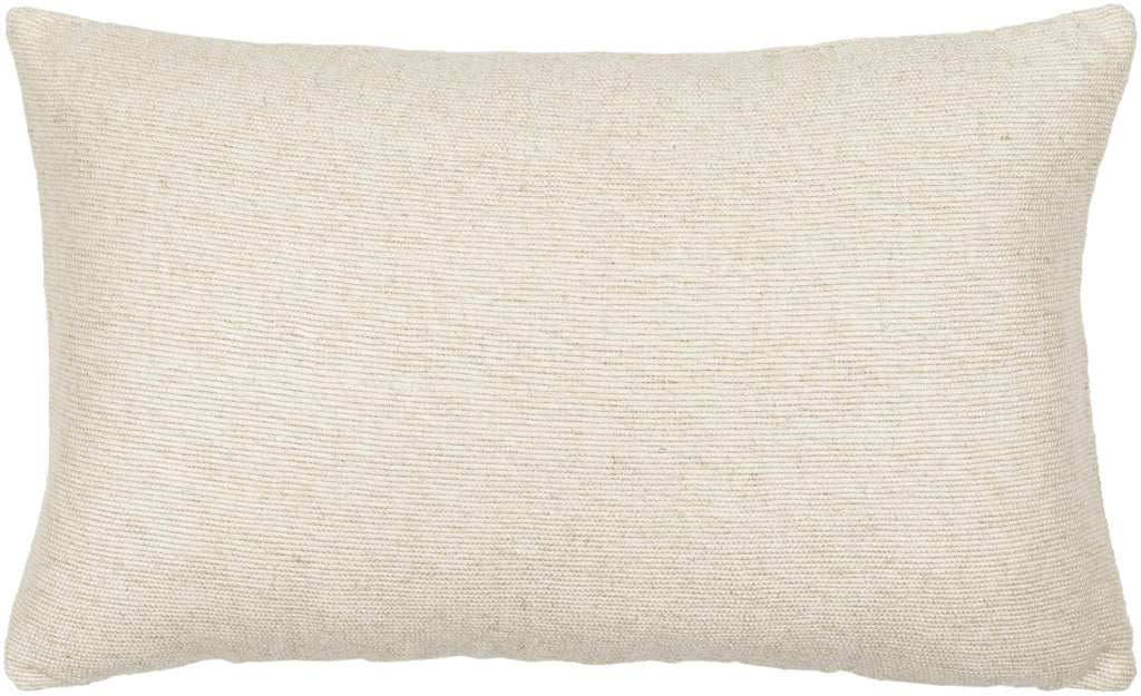 Surya Sallie IEA-001 Cream 14"H x 22"W Pillow Cover