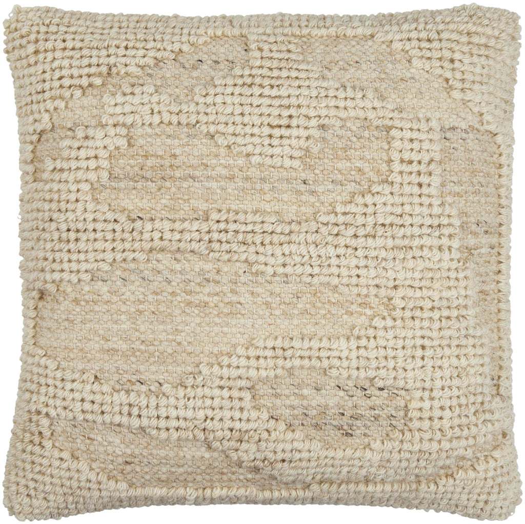 Surya Sand Dunes SDU-002 Beige 20"H x 20"W Pillow Cover