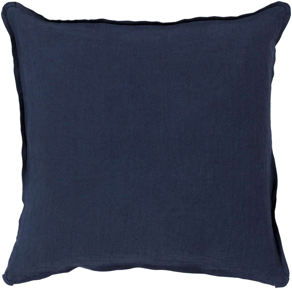 Surya Solid SL-012 Navy 18"H x 18"W Pillow Cover