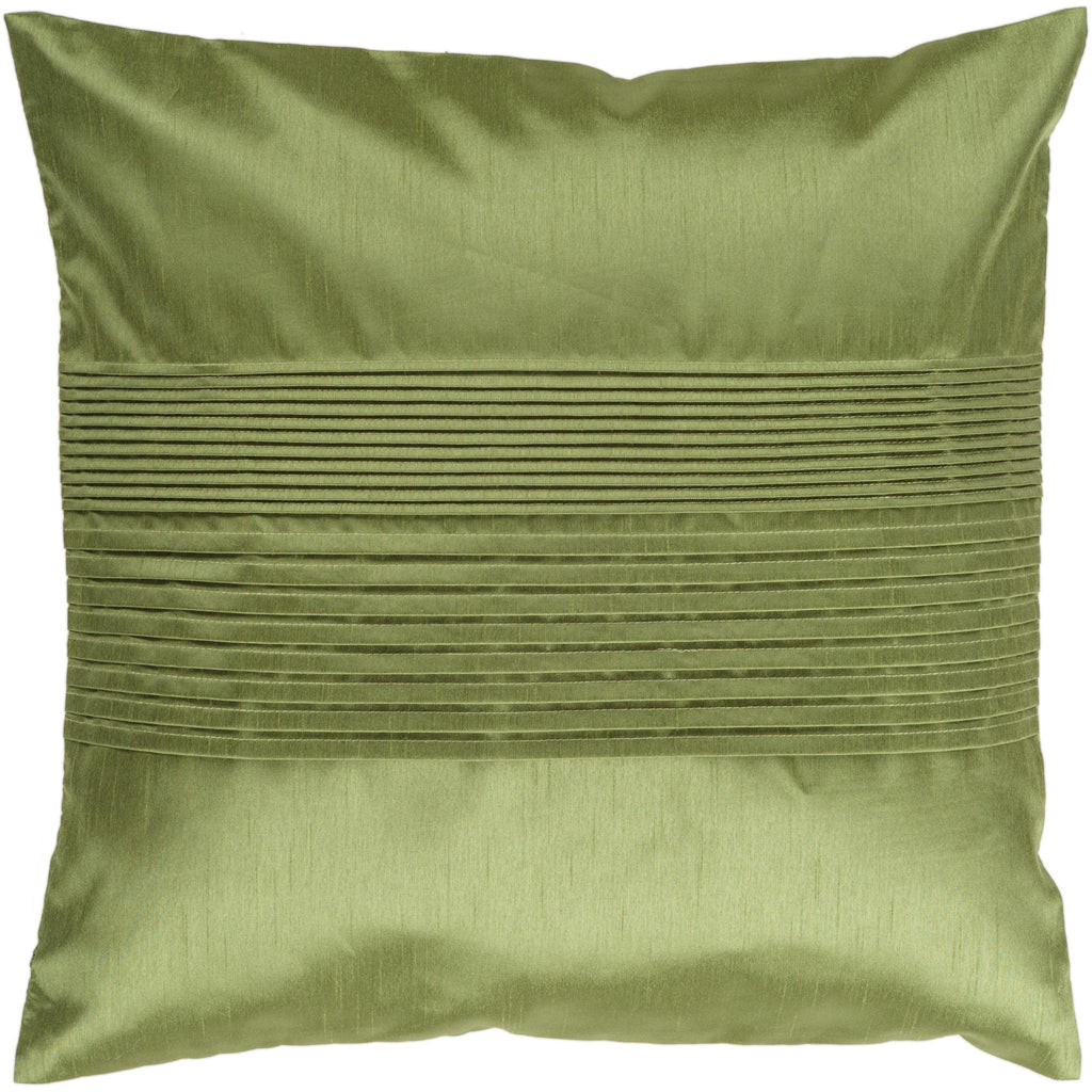 Surya Solid Pleated HH-013 18"H x 18"W Pillow Cover