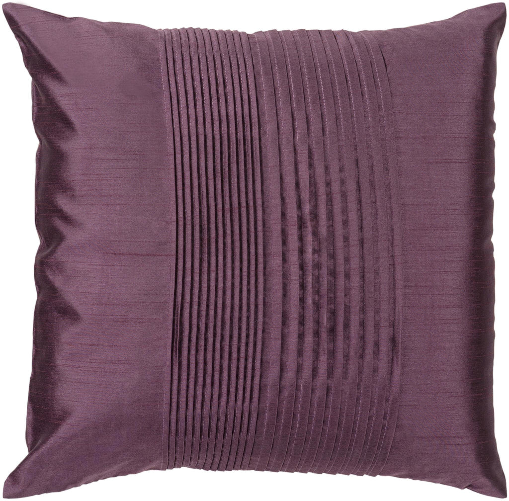 Surya Solid Pleated HH-016 18"H x 18"W Pillow Cover