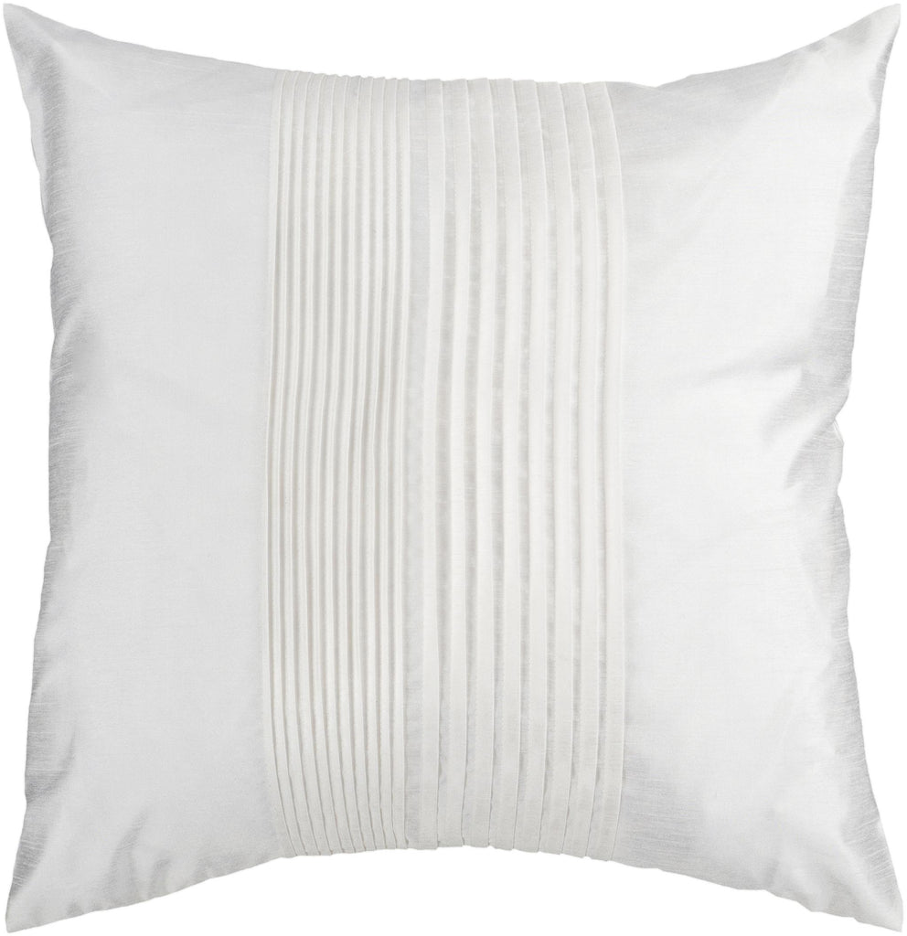 Surya Solid Pleated HH-017 22"H x 22"W Pillow Cover