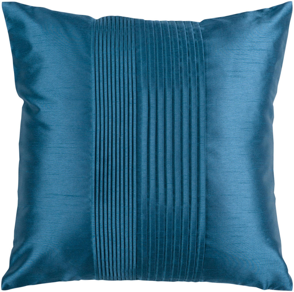 Surya Solid Pleated HH-024 18"H x 18"W Pillow Cover