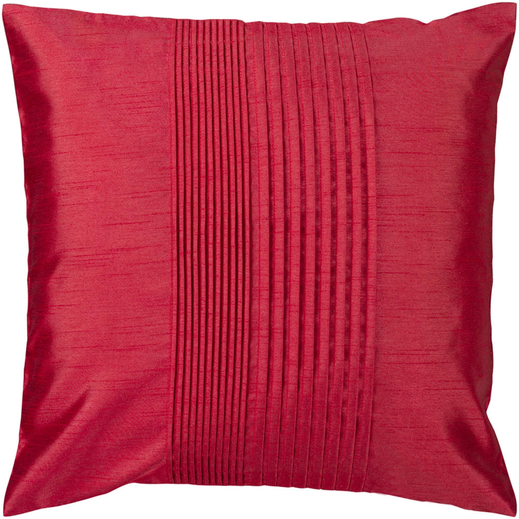 Surya Solid Pleated HH-025 22"H x 22"W Pillow Cover