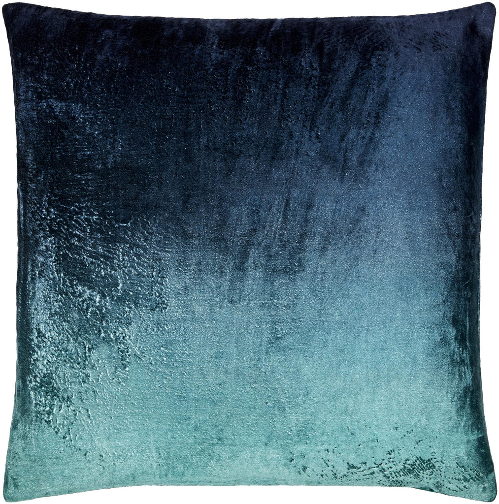 Surya Theodosia TOD-001 Dark Blue Emerald 18"H x 18"W Pillow Cover