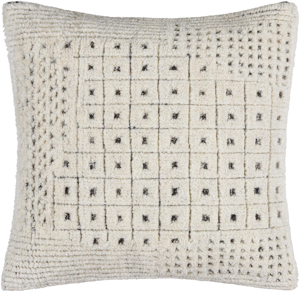 Surya Tunisia TUI-002 Ivory 20"H x 20"W Pillow Cover