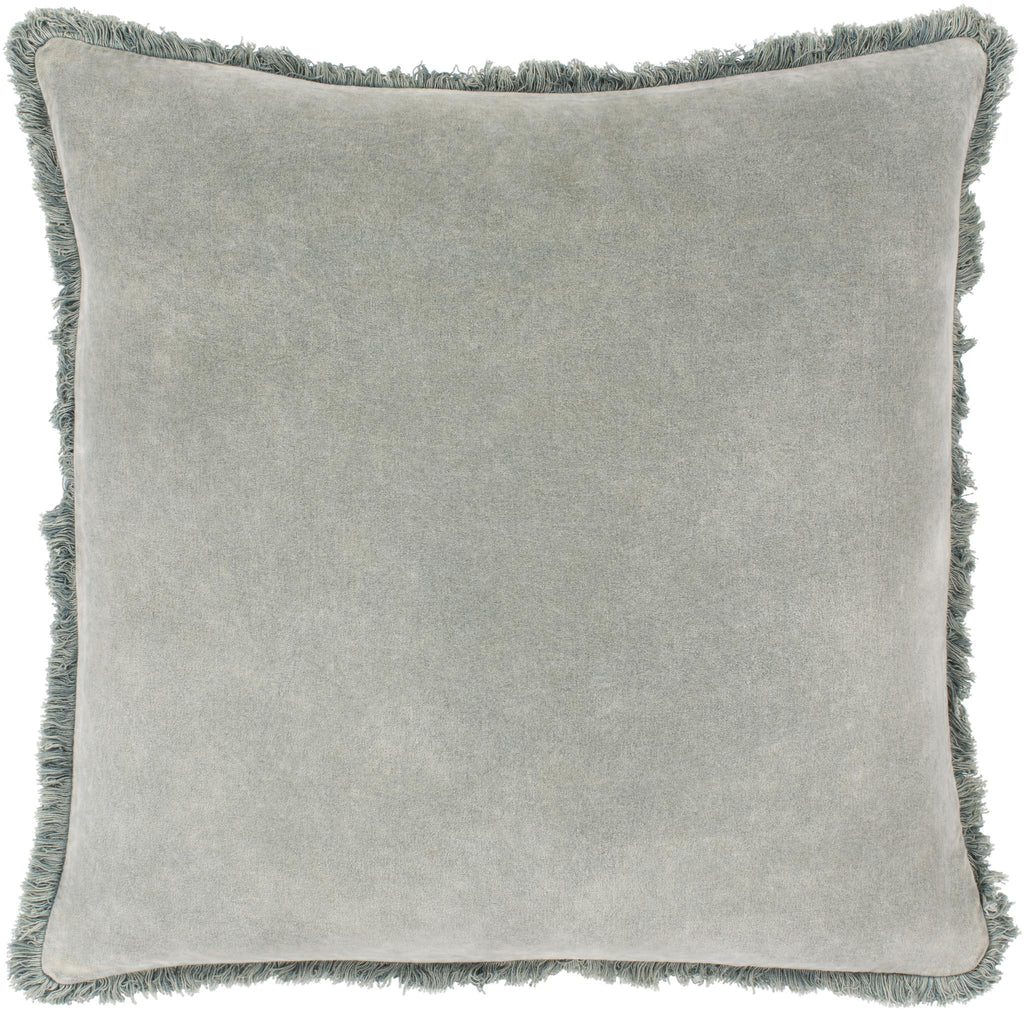 Surya Washed Cotton Velvet WCV-005 18"H x 18"W Pillow Cover