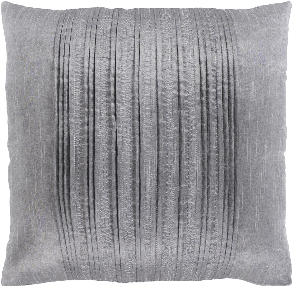 Surya Yasmine YSM-004 Gray 18"H x 18"W Pillow Cover