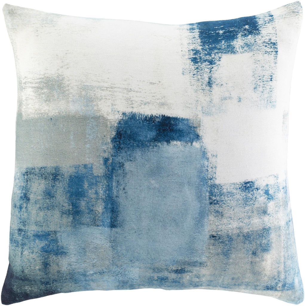 Surya Balliano BLN-004 Blue Ink Blue 18"H x 18"W Pillow Kit