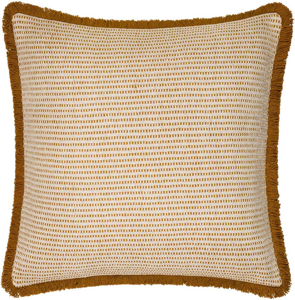 Surya Cotton Fringe CTF-001 22"H x 22"W Pillow Kit