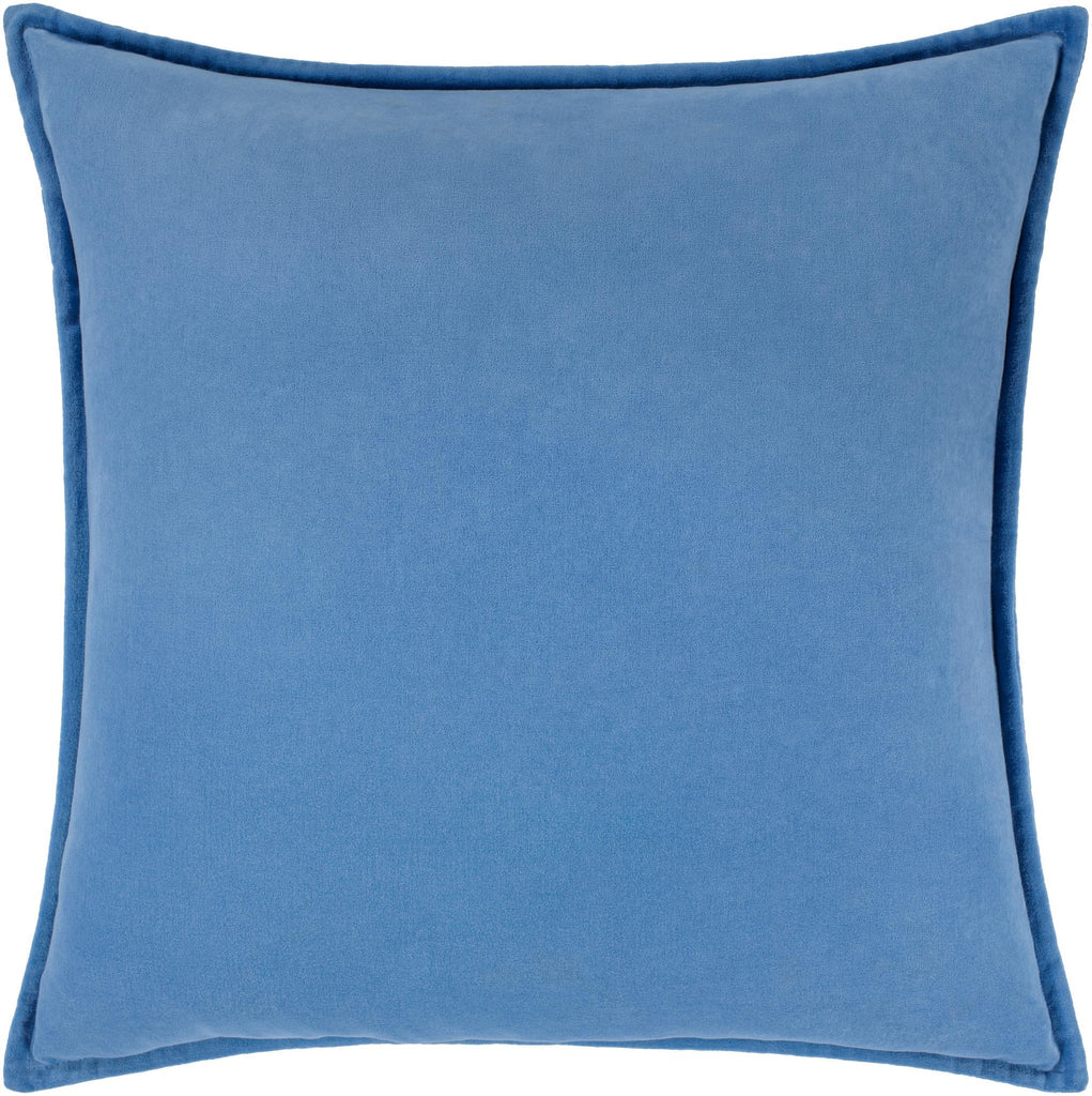 Surya Cotton Velvet CV-015 Blue 12"H x 30"W Pillow Kit