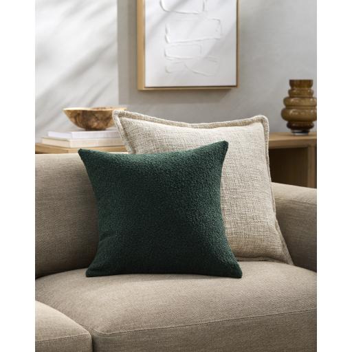 Surya Eesha ESH-013 Dark Green 20"H x 20"W Pillow Kit