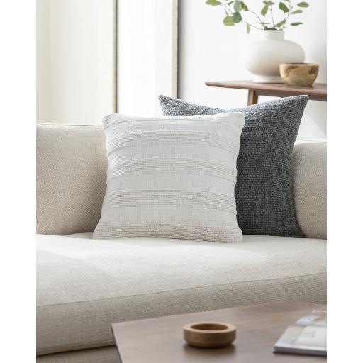 Surya Nahara NHR-001 Off-White 20"H x 20"W Pillow Kit