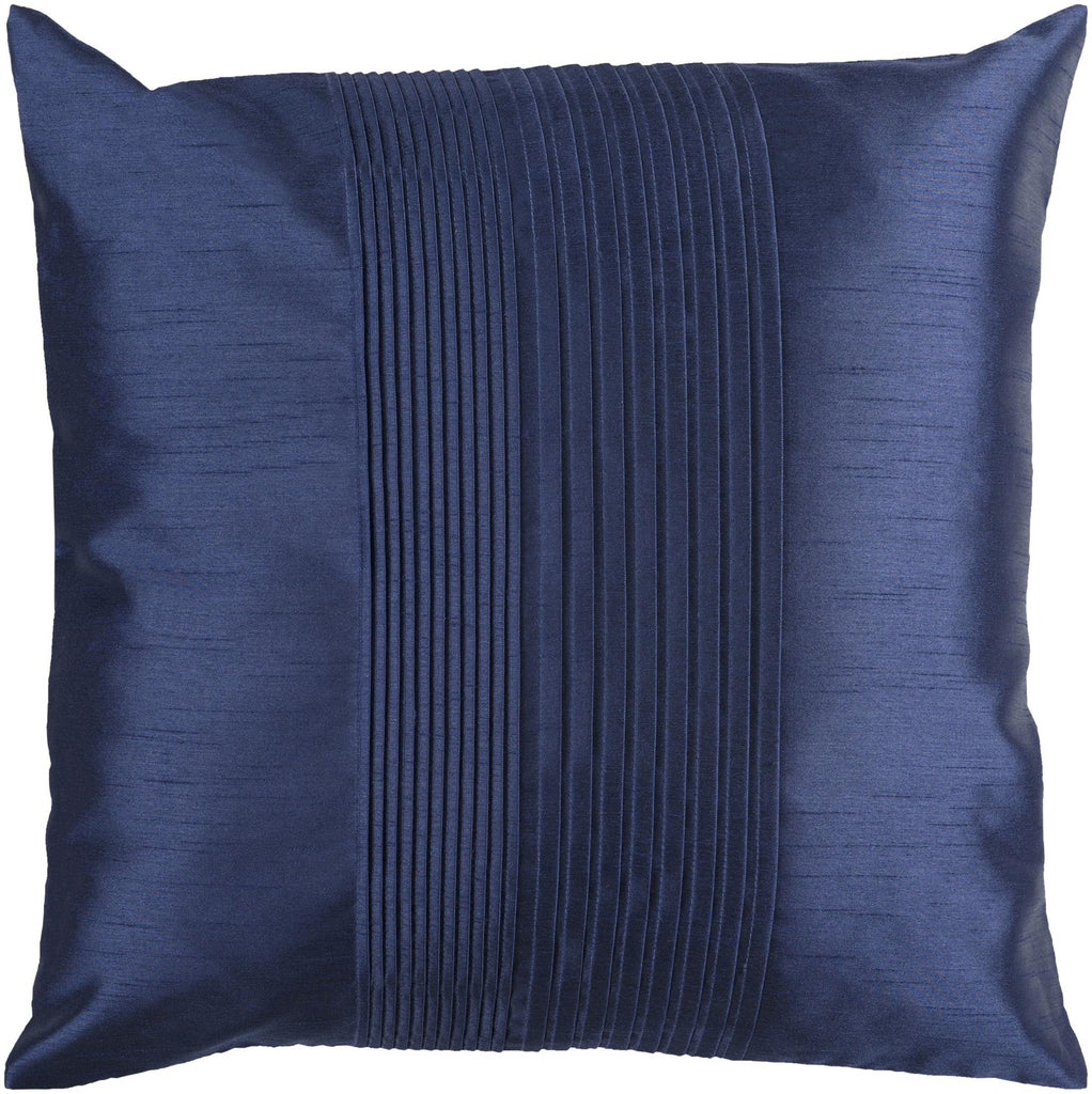 Surya Solid Pleated HH-029 22"H x 22"W Pillow Kit