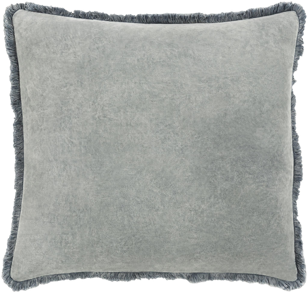 Surya Washed Cotton Velvet WCV-003 18"H x 18"W Pillow Kit