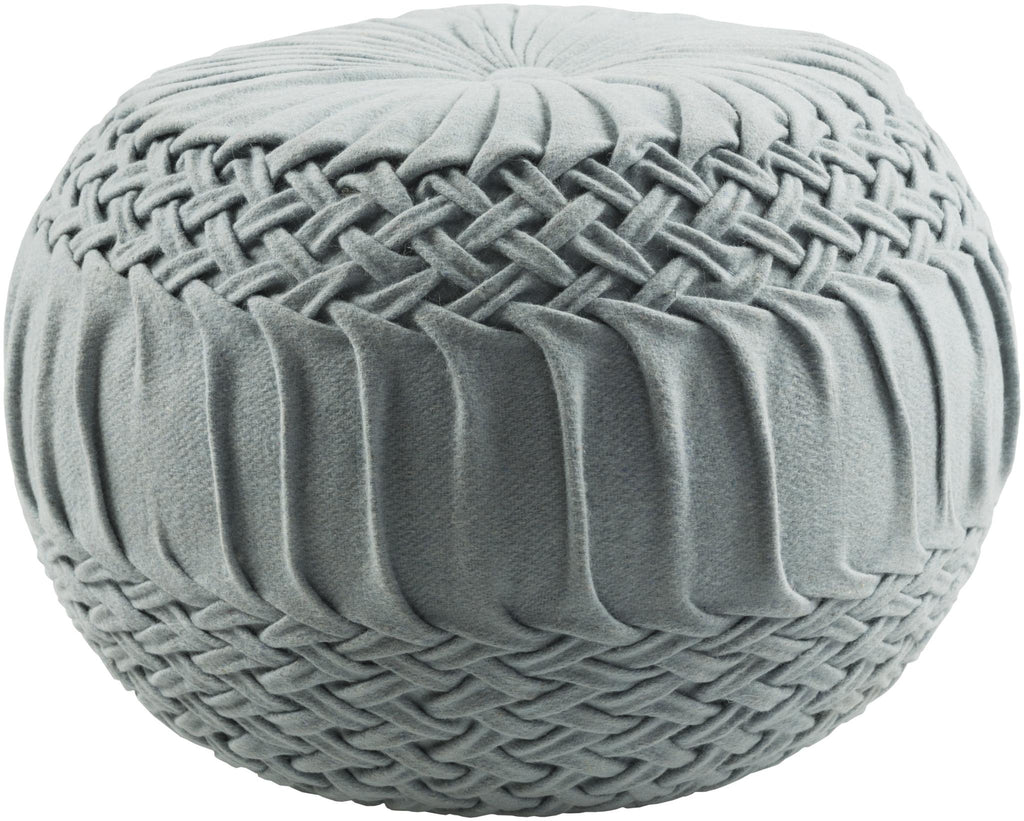 Surya Alana AAPF-003 14"H x 18"W x 18"D Pouf