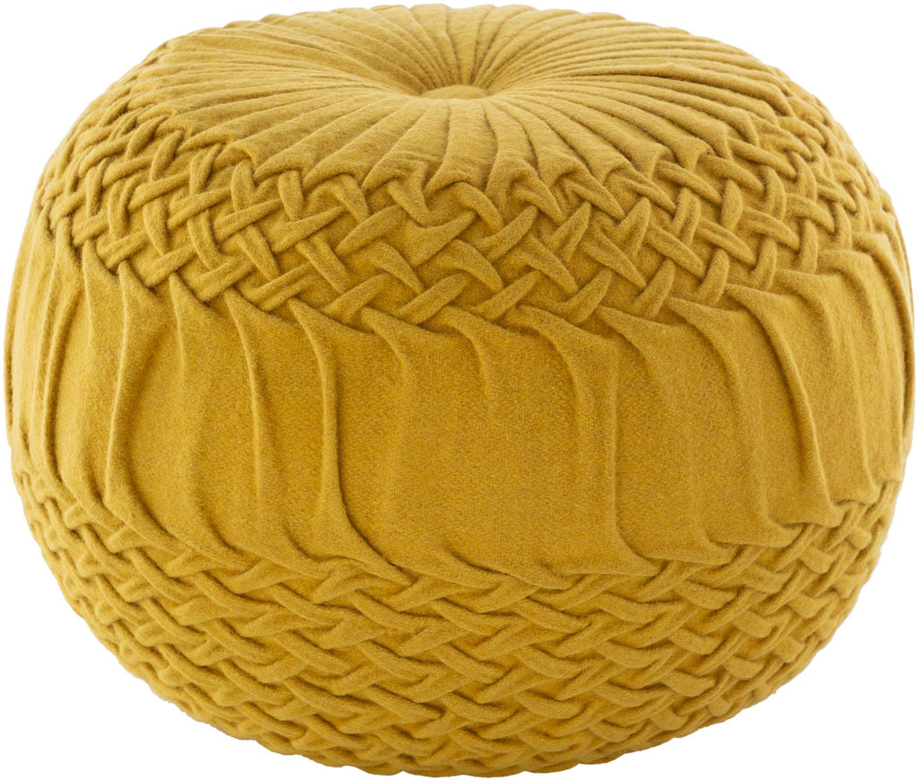 Surya Alana AAPF-005 14"H x 18"W x 18"D Pouf