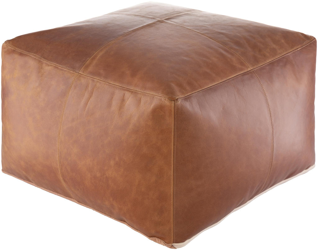 Surya Barrington BIPF-001 13"H x 22"W x 22"D Pouf