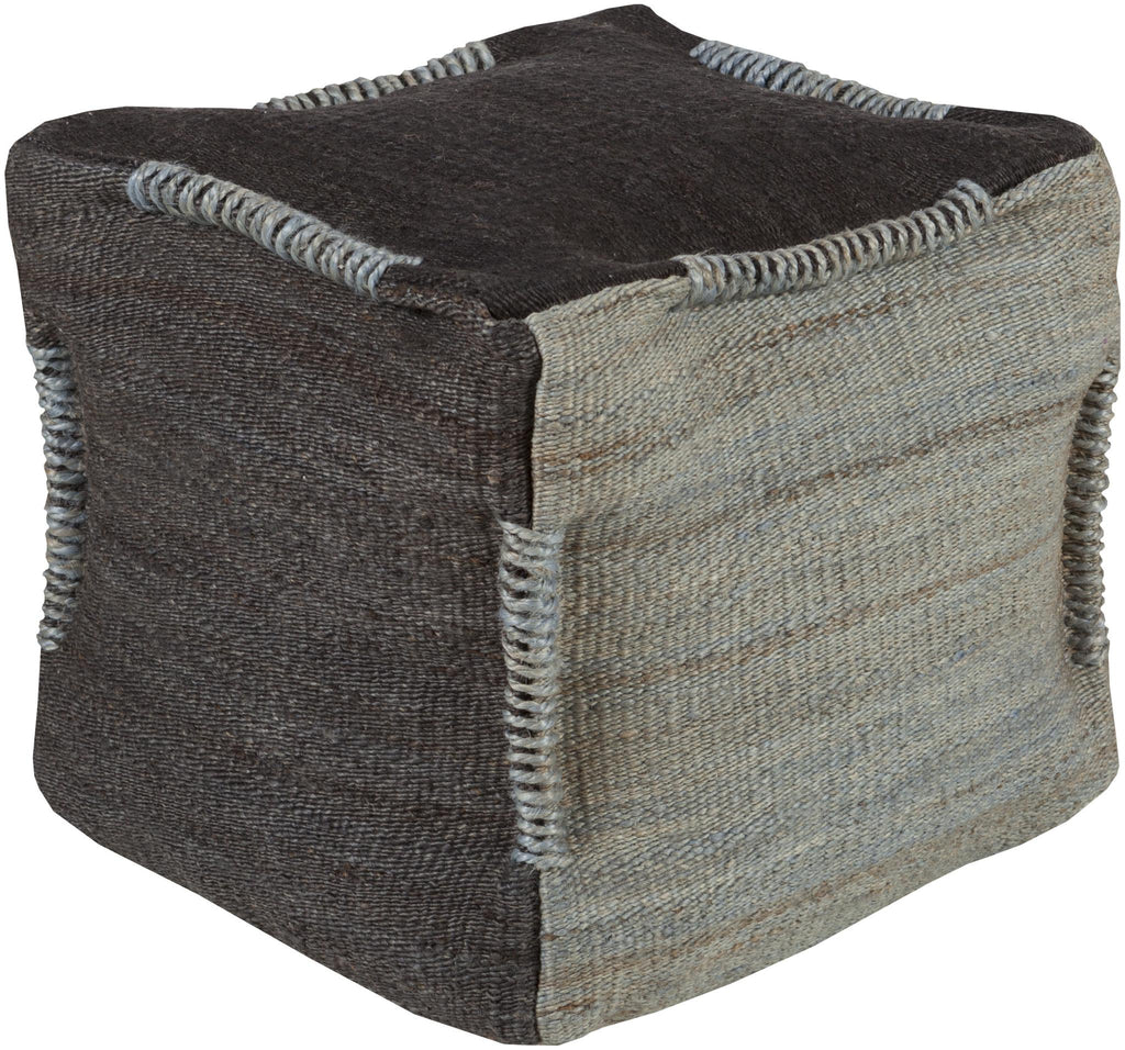 Surya Continental POUF-314 18"H x 18"W x 18"D Pouf