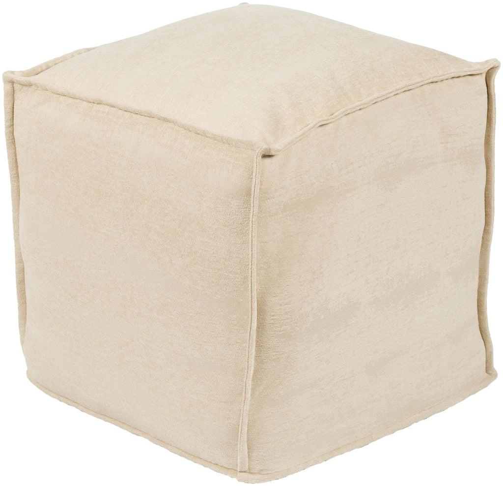 Surya Copacetic COPF-002 18"H x 18"W x 18"D Pouf