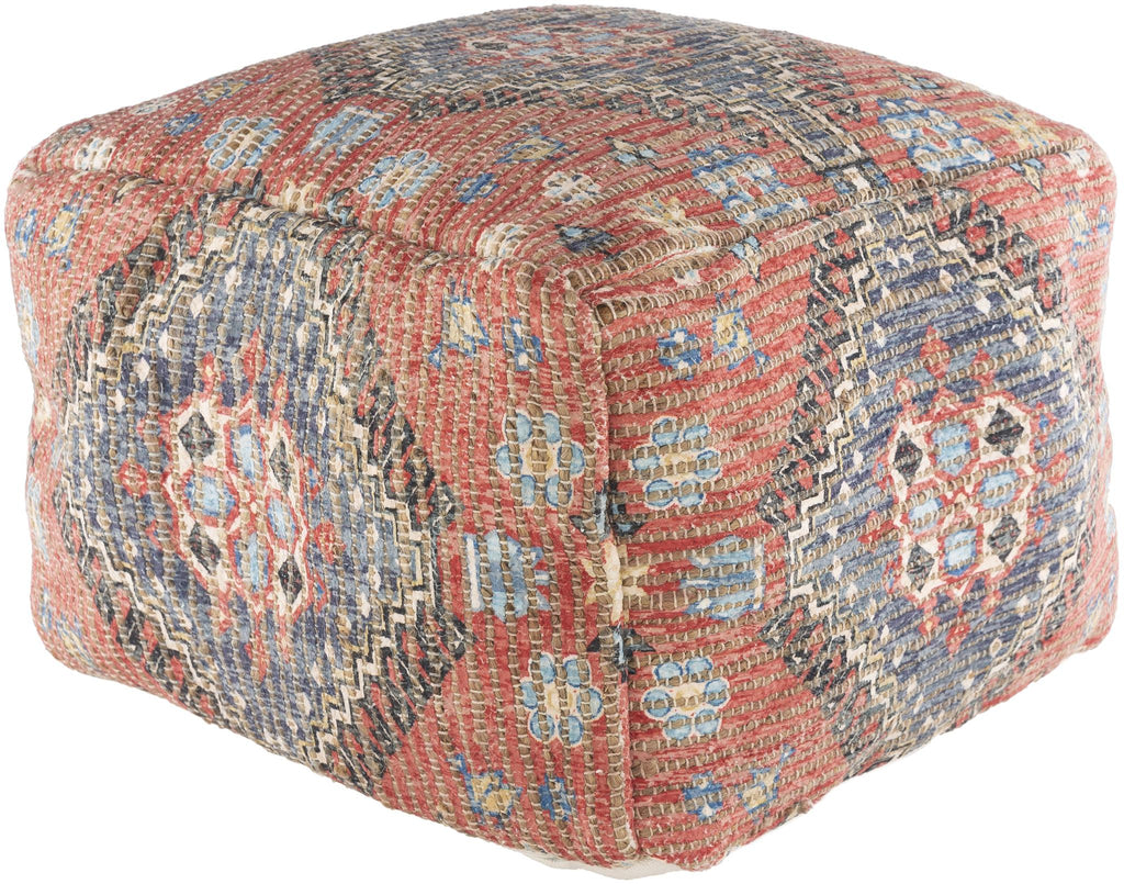 Surya Coventry CNPF-001 14"H x 20"W x 20"D Pouf