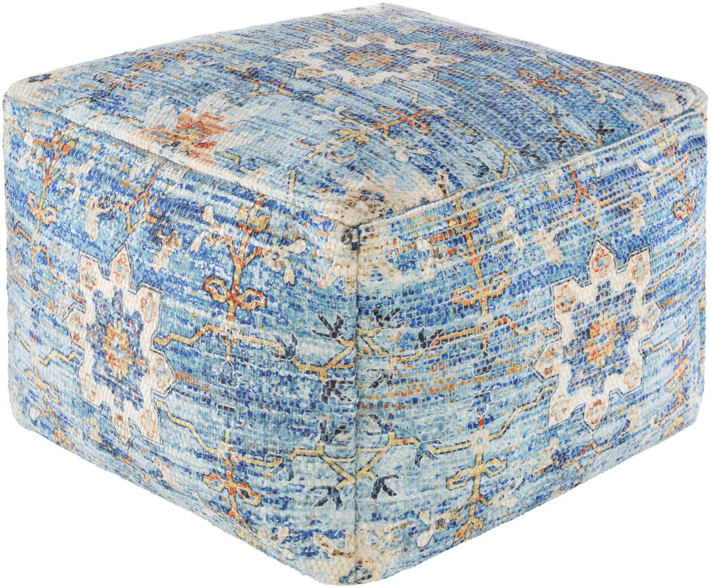 Surya Devonshire DSPF-001 14"H x 20"W x 20"D Pouf