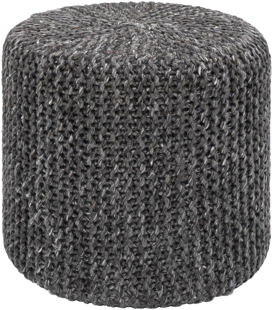 Surya Prado POPF-004 16"H x 18"W x 18"D Pouf