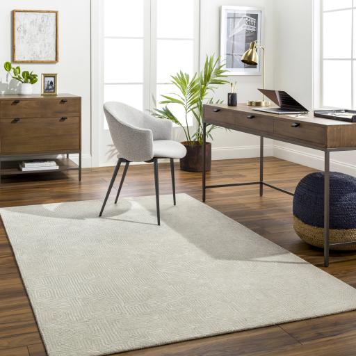 Surya Addison ADD-2304 Cream Light Gray 8' x 10' Rug