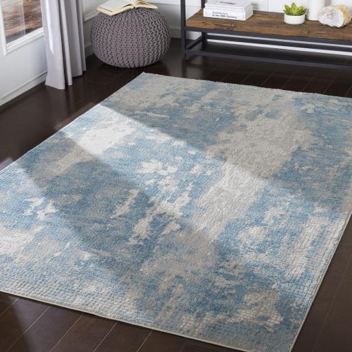 Surya Aisha AIS-2301 Gray Light Blue 10' x 14' Rug