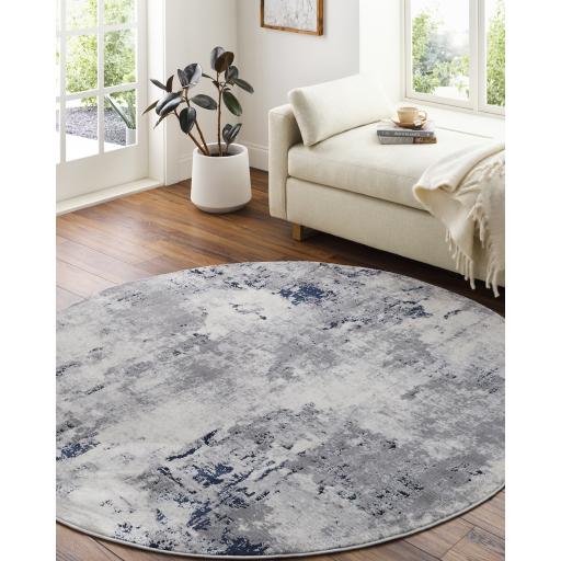 Surya Aisha AIS-2314 Blue Charcoal 2' x 2'11" Rug