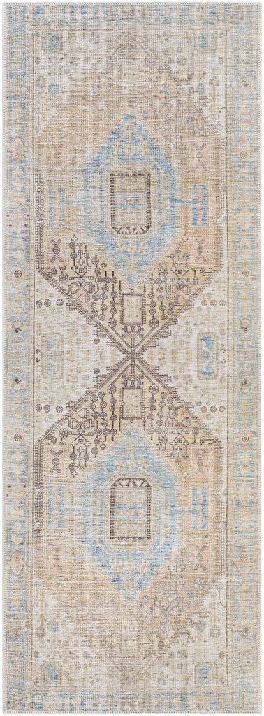 Surya Alanya ALY-2306 Coral Denim 6'7" x 9' Rug