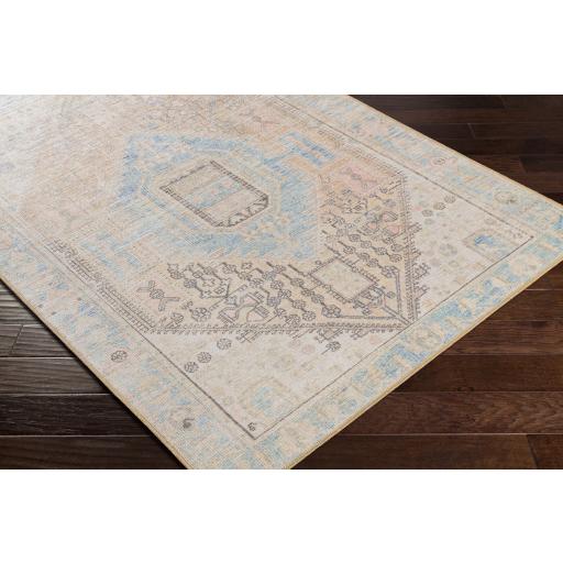 Surya Alanya ALY-2306 Coral Denim 6'7" x 9' Rug